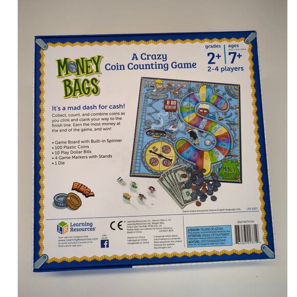 Money Bags Educational Math Game Learning Resources - Picture 2 of 2